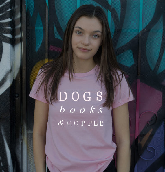 Dogs, Books & Coffee Women's Shirt